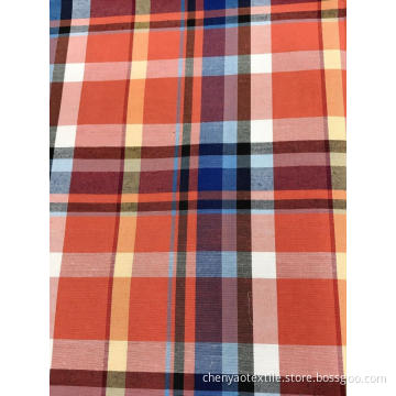 T/C(48%Cotton52%Polyester) Woven Yarn-dyed Plaid Fabric